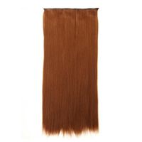 Perruque Pour Femme Cinq Clips Longue Perruque De Cheveux Raides Pièce D&#39;extension De Cheveux main image 6