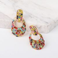 Fashion Simple Alloy Diamond-studded Earrings main image 4