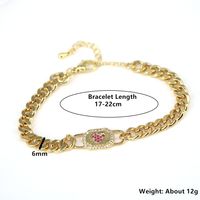 Simple Fashion Bracelet Creative Heart-shaped Zircon Bracelet main image 6