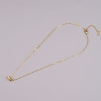 New 18k Gold Small Waist Necklace Female Pendant Titanium Steel Necklace Wholesale main image 4