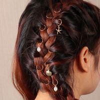 Dirty Braided Hair Button Set  Leisure Travel Braid Hair Accessories main image 5