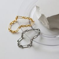European And American Handmade Chain Titanium Steel Bracelet main image 1