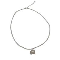 Korean Trendy Cute Cloud Pendant Necklace Fashion Hip Hop Sweater Chain main image 6