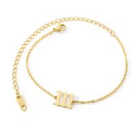 New Personality Anklet Stainless Steel Angel Number Anklet main image 2