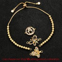 Fashion Geometric Bracelet Accessories Copper Bead Chain Bracelet Accessories main image 4
