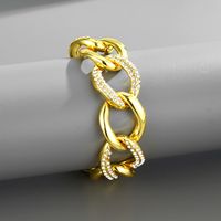 Simple Personality Diamond Oval Bamboo Joint Bracelet Light Luxury Fashion Necklace main image 6