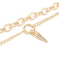 European And American Retro Exaggerated Hip-hop Double Large Gold Chain Thick Necklace main image 5