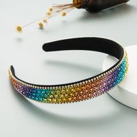 Korean  Trend Color Full Drill Non-slip Headband sku image 6
