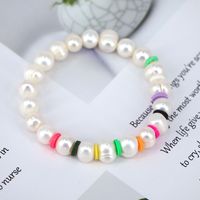 European And American New Style Personalized Color Beaded Pearl Bracelet sku image 1