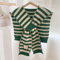 Knitted Wool Shawl Spring And Autumn Checkerboard Plaid Thick Scarf sku image 10