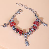 Bracelet De Perles De Cristal Rétro Bracelet De Perles De Verre Coloré Fait À La Main Bricolage sku image 1