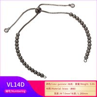 Fashion Geometric Bracelet Accessories Copper Bead Chain Bracelet Accessories sku image 4