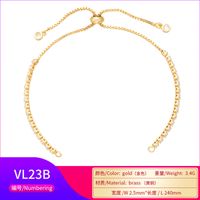 White Diamond Bracelet Micro-inlaid Zircon Copper Bracelet Accessories sku image 1