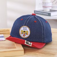 New Children's Cartoon Tiger Peaked Cap Baby Embroidery Cowboy Cap sku image 1