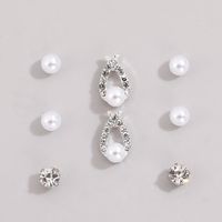 Fashion Classic Trend Lady Exquisite Hoop Earring Stud Earring Set sku image 6