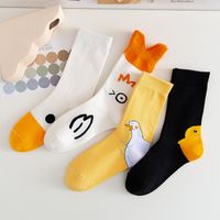 Fashion Cute Cartoon Anime Duck Japanese Style Cotton Socks main image 3