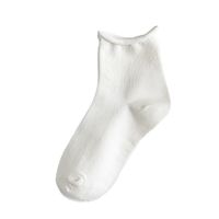 Simple White Socks Female Fashion Medium Tube Thin Section Breathable Cotton Socks main image 6