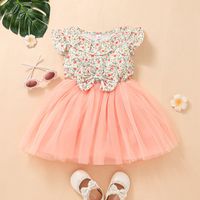 Summer Children's Clothing Female Baby Stitching Floral Skirt Girls Dress main image 2