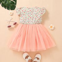 Summer Children's Clothing Female Baby Stitching Floral Skirt Girls Dress main image 3