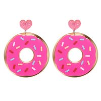 Pendientes Largos Exagerados De Donut Food sku image 1