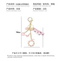 Alliage Love Ribbon Keychain Pendentif Creative Keychain main image 4