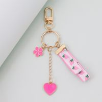 Alliage Love Ribbon Keychain Pendentif Creative Keychain main image 5