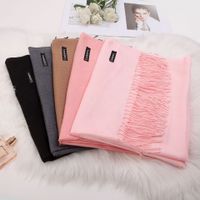Scarf For Women In Winter Imitation Cashmere Red Dual-use Bib Autumn And Winter main image 4