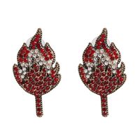 Nouvelles Boucles D&#39;oreilles Rétro Feuille Personnalité Bijoux D&#39;oreille En Gros main image 1