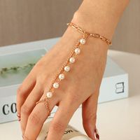 European And American Bohemian Simple Pearl Chain Creative Bracelet Jewelry main image 1