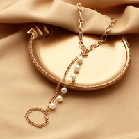 European And American Bohemian Simple Pearl Chain Creative Bracelet Jewelry main image 3