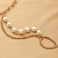 European And American Bohemian Simple Pearl Chain Creative Bracelet Jewelry main image 5