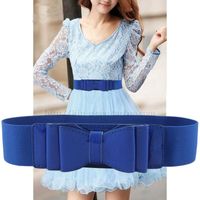 Korean Solid Color Bow Belt Ladies Belt Girdle Wholesale main image 3