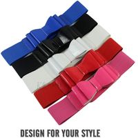 الكورية بلون القوس حزام حزام السيدات بالجملة main image 6