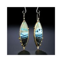 European Opal Earrings Female Bohemian Ocean Style Retro Earrings Wholesale main image 6