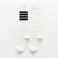 Stripe Socks College Style Korean Version Medium Tube Cotton Knee Socks sku image 1