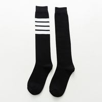 Stripe Socks College Style Korean Version Medium Tube Cotton Knee Socks sku image 7