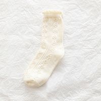 Retro Style Japanese Style Lace Middle Tube Thin Women's Socks Cotton Socks sku image 7