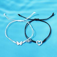 Korean Stainless Steel Couple Butterfly Bracelet Wholesale sku image 1