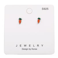Cute Carrot Shape Earrings Wholesale main image 3