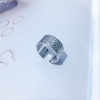 18kgp Retro Multi-layer Carved Open Ring Women main image 9