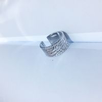 18kgp Retro Multi-layer Carved Open Ring Women main image 10