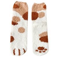 Coral Fleece Socks Women Winter Plus Velvet Thick Warm Plush Sleep Socks Wholesale main image 6