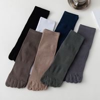 Five Finger Socks Men's Tube Socks Winter Cotton Deodorant Split Toe Socks main image 1