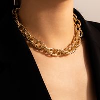 Hip-hop Simple Short Thick Chain Single-layer Necklace Wholesale sku image 6