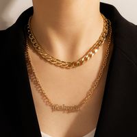 Hip-hop Simple Short Thick Chain Single-layer Necklace Wholesale sku image 3