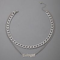 Hip-hop Simple Short Thick Chain Single-layer Necklace Wholesale sku image 4