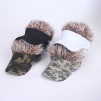 European And American Personality Camouflage Wigs Baseball Caps Wholesale main image 1