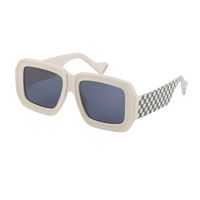 Lunettes De Soleil Tendance Pour Femmes À Jambe Large Et À Monture Large Tendance Pour Hommes De Couleur Bonbon main image 6