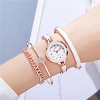 Fine Bracelet Style Quartz Watch Fashion Decorative Bracelet Watch Set Wholesale main image 3