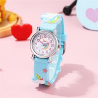 Cute Unicorn Pattern Children's Watch Colored Plastic Watch main image 4